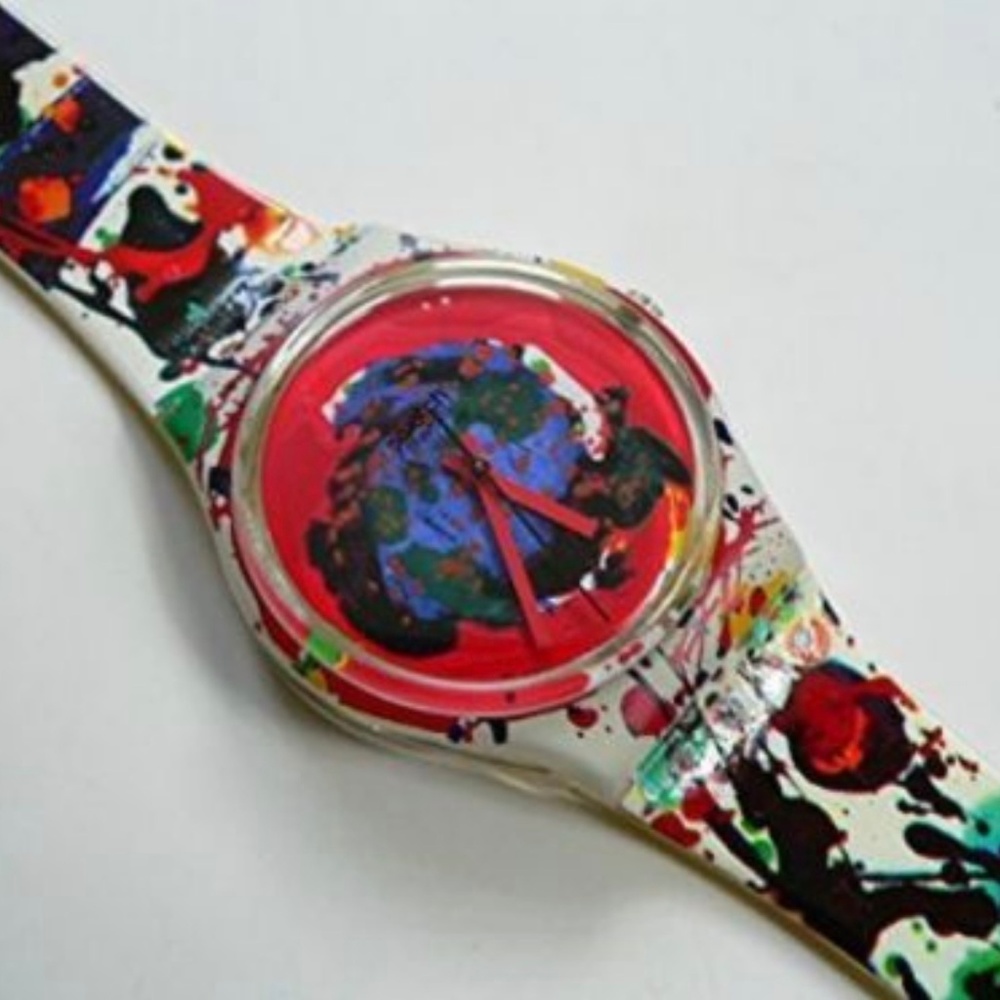 1992 Art Swatch Watch SAM FRANCIS Limited Edition